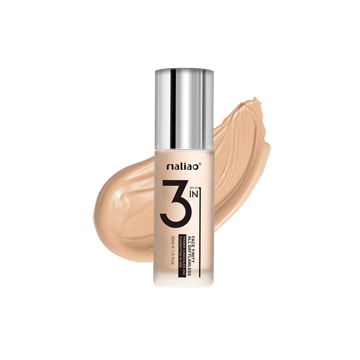 Maliao 3-in-1 Face Finity Primer, Concealer & Foundation